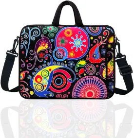 12.5-Inch Laptop Shoulder Bag Sleeve Case with Handle for 11.6" 12" 12.2" 12.5" Netbook/MacBook Air Pro (Classic Colourful)