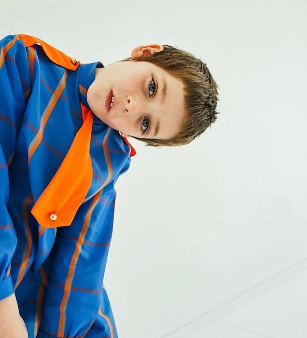 60's Nylon Mod  Blouse  6-8Y