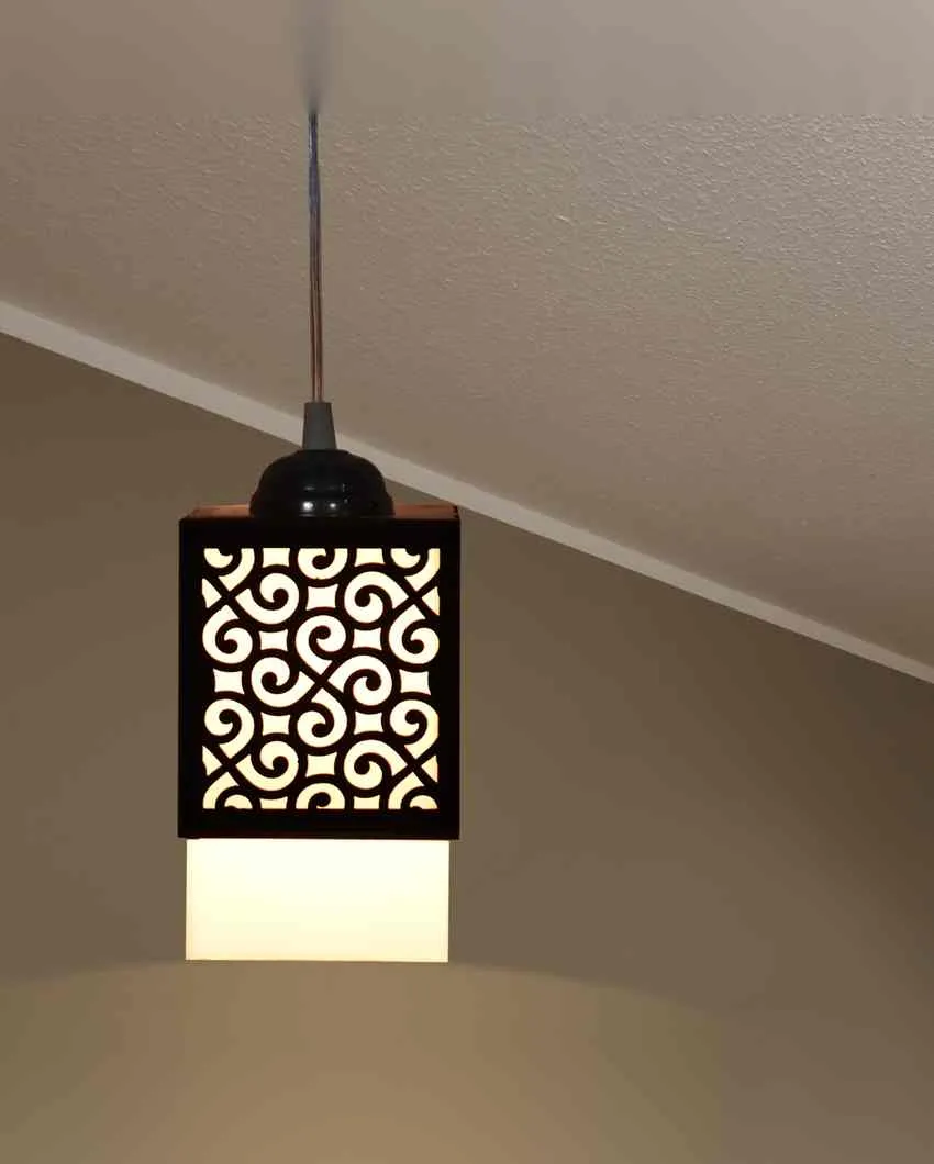 Arte 3 Lights Wooden Pendant Hallway Ceiling Lamp | 5 x 6 x 32 inches