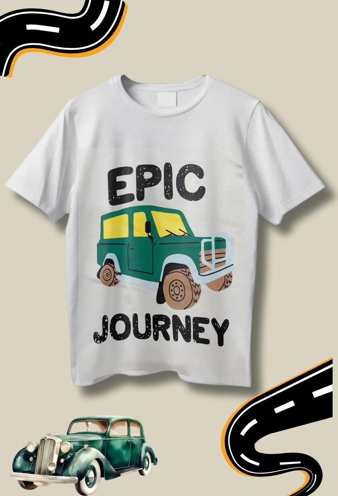 Ash White Kids Printed Tee