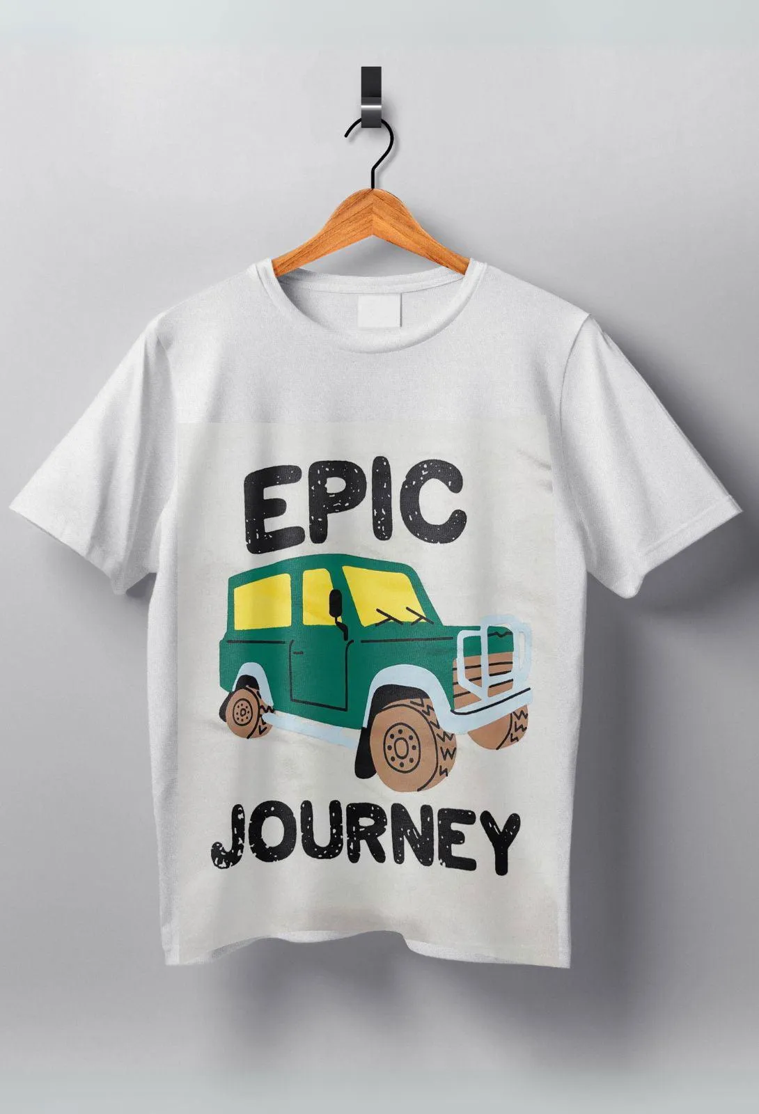 Ash White Kids Printed Tee