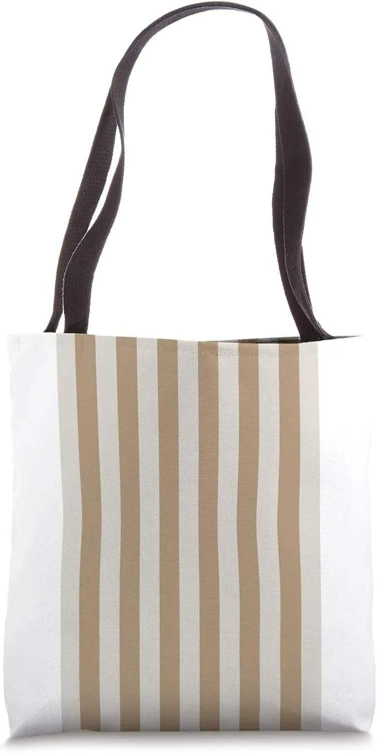Brown Line Vanilla Coffee Classic Cappuccino Tote Bag