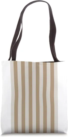 Brown Line Vanilla Coffee Classic Cappuccino Tote Bag