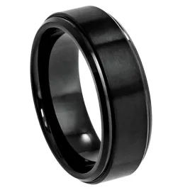 Brushed Tungsten Band