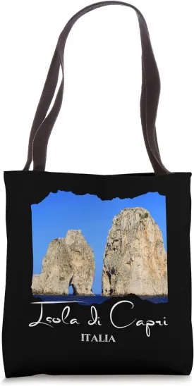 Capri Island Tote Bag