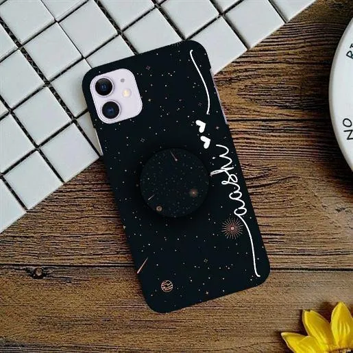 Celestial Design Slim Case Cover Black For Redmi/Xiaomi