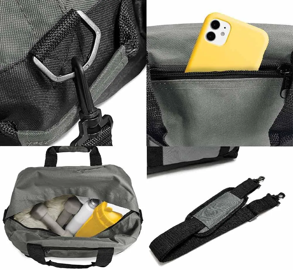 DALIX 14" Small Duffle Bag Two Toned Gym Travel Bag