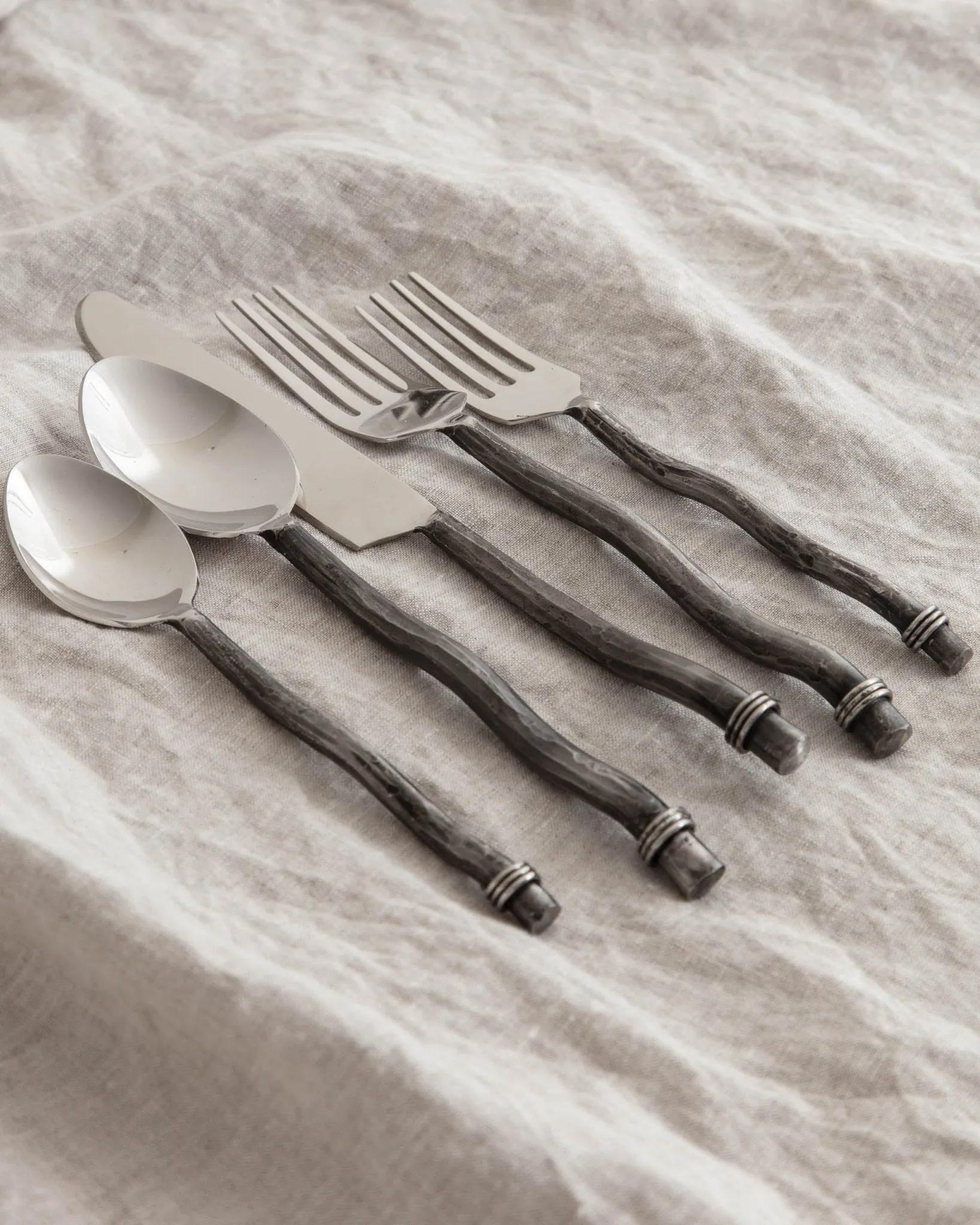 Hansel Antiqued Flatware Set