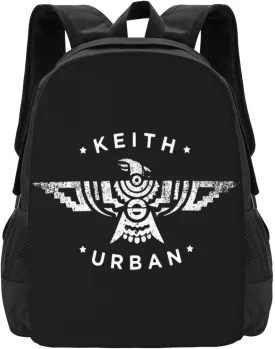 Keith Musics Urban Backpack Large Capacity Backpacks Minimalist Leisure Travel Daypack 12.5X5.5X16.5 inch