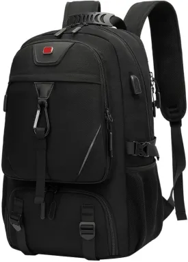 Men's travel laptop backpack, Extra large 60L laptop backpack,College Backpack,Large capacity men's backpacks,Fits 17 Inch Computer, USB charging port,Expandable capacity(60L)