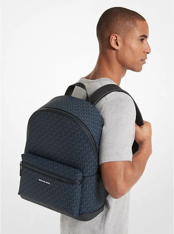Michael Kors Cooper Logo Backpack, gray