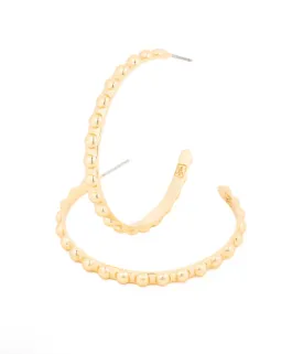 Michelle McDowell Renae Large Gold Hoop Earrings