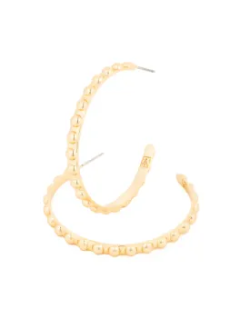 Michelle McDowell Renae Small Gold Hoop Earrings