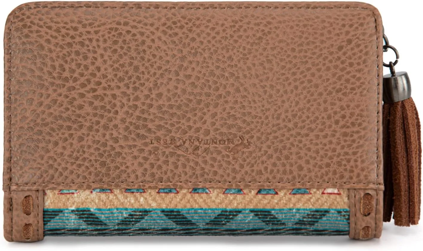 Montana West Aztec Womens Card Holder Wallet Western Wallet Clutch Purse for Women Ladies