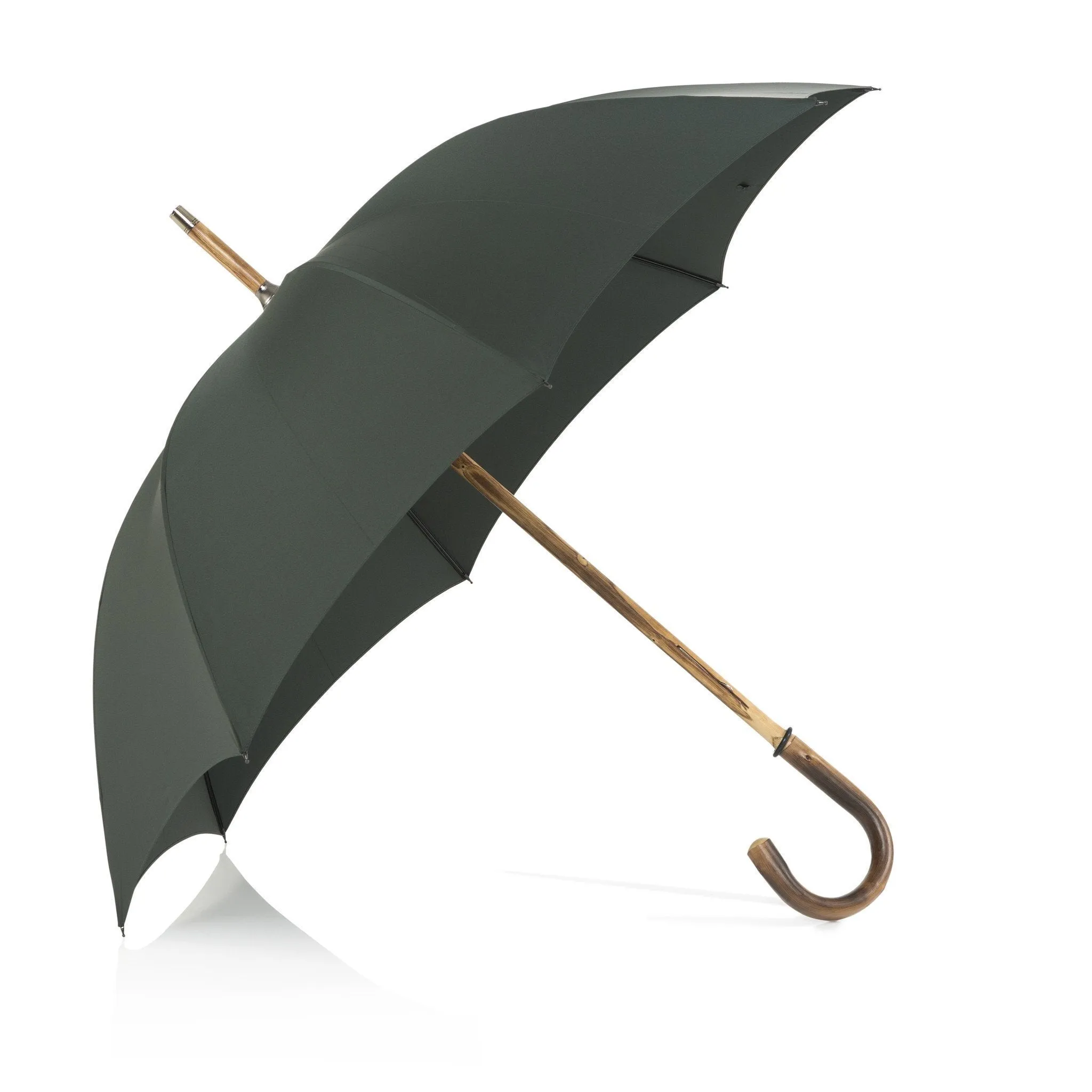 Polished Chestnut Solid Stick Umbrella