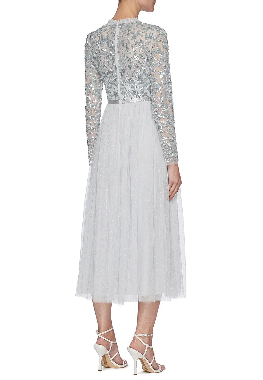 Silvery Blue Tempest Ballerina Dress (UK 14)