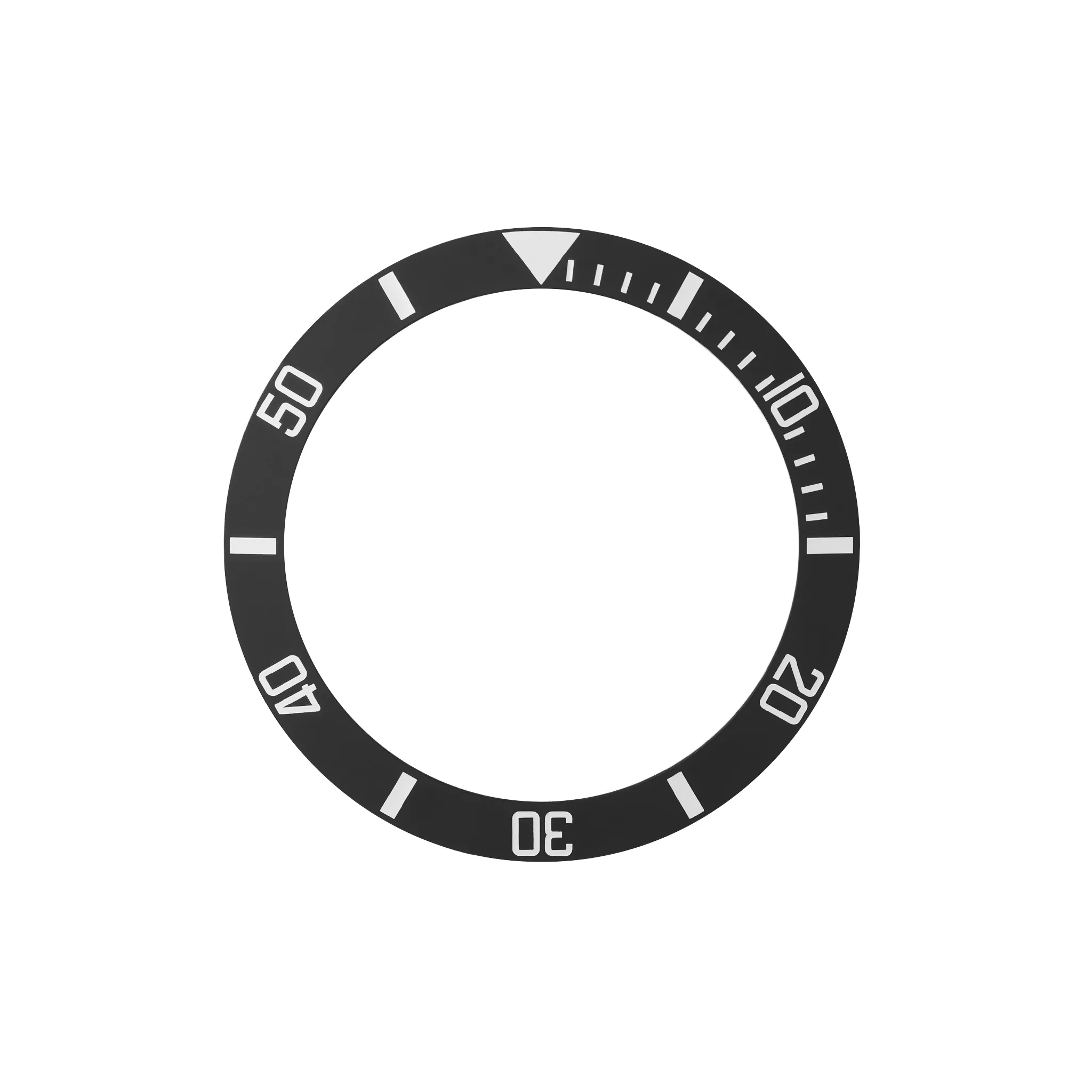 SKX007/SRPD Ceramic Bezel Insert: Sub style Sandblasted