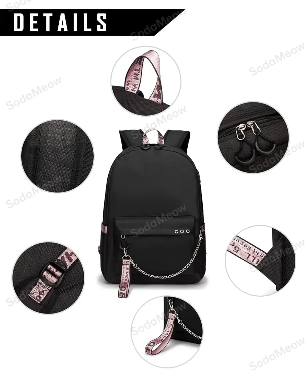 Solo Leveling Backpack Men Women Unisex Sung Jinwoo Rucksack Igris Anime Backpacks Casual (B04-)